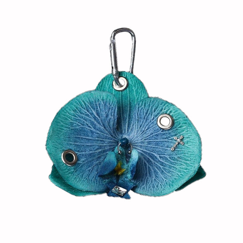 Realistic Phalaenopsis Orchid Keychain Bag Charm 6W10BBC366