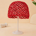 Sparkly Sequin Hollow Out Crochet Slouchy Hat MK2CK6W6HAT67