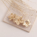 Fashion Metal Gold Flower Hair Claw Clip MK2MBEP6W6HCP379