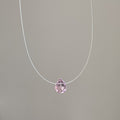 Minimalist Teardrop Cubic Zirconia Choker Necklace 6W6JNC395L