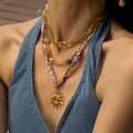 Stainless Steel Silk Chain Necklace - DippedShop Wholesale - #3491