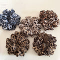 Oversized Leopard Print Hair Scrunchie MK2BW6W6HSR04