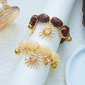 Vintage Irregular Resin Beaded Sun Pendant Bracelets 6W6JBR633