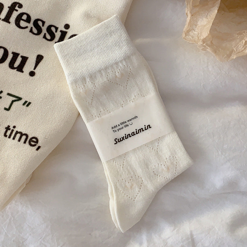 Solid Mesh Breathable Socks - DippedShop Wholesale - #0355
