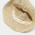 Handmade Crochet Sunflower Hollow Bucket Hat 8BK6HAT176L