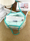 Dopamine Color Black Hollow Beach Handbag 8CW6BBG460L