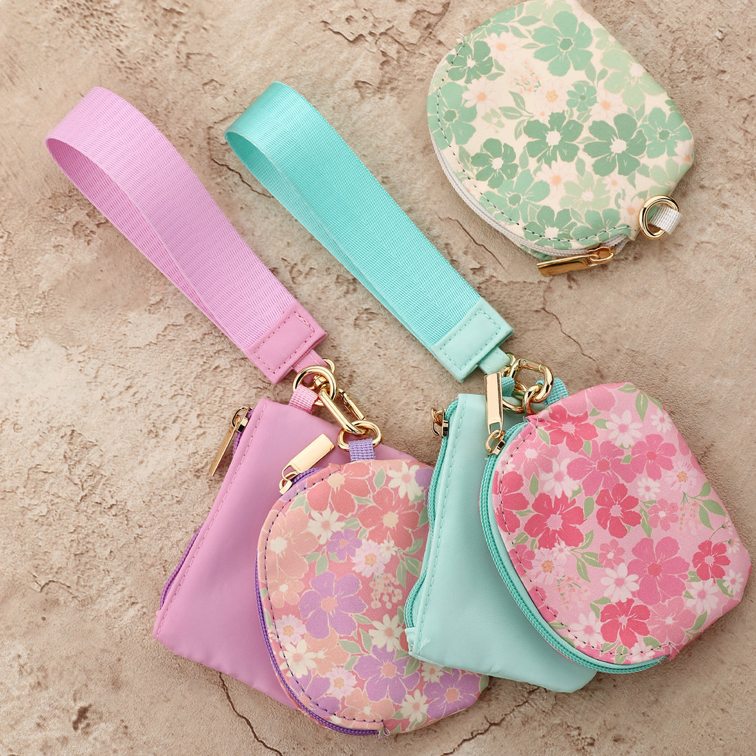 Dual Pouch Wristlet Wallet - DippedShop Wholesale - #0851