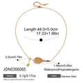 Simple Gold Plated Tennis Racket Charm Bacelet 6W6JBR382