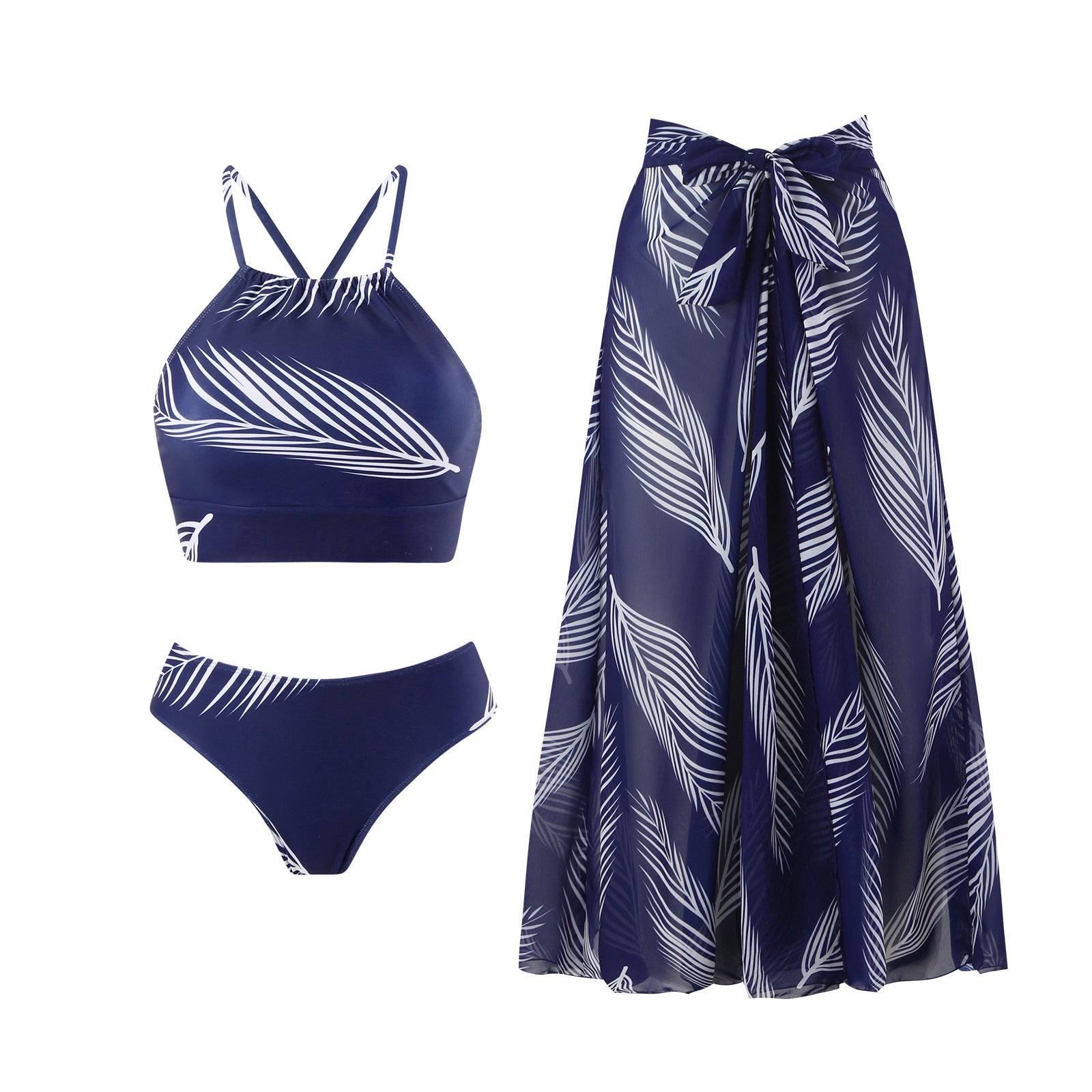 Feather Print Swimwear - DippedShop Wholesale - #5331