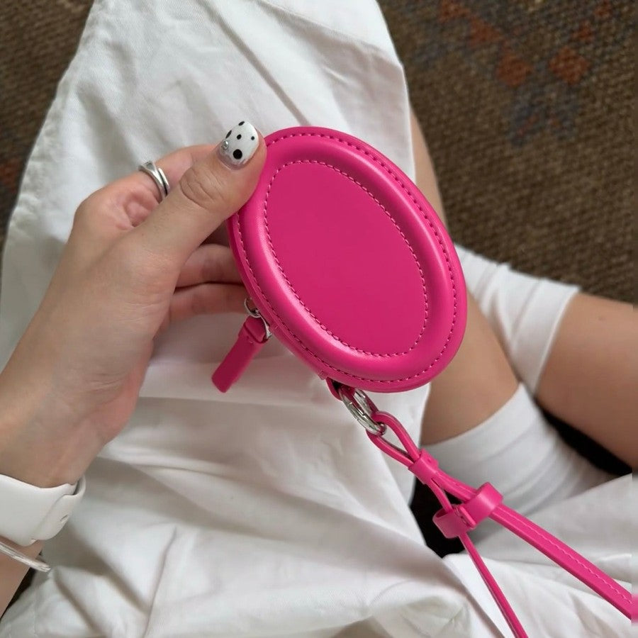 Simple Solid Coloe Oval Case Earbud Case 6S10BWB102