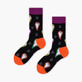 Fun Halloween Graffiti Crew Socks 6W8FSO585
