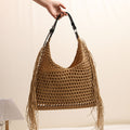 Tassel Hollow Out Beach Tote - DippedShop Wholesale - #2339