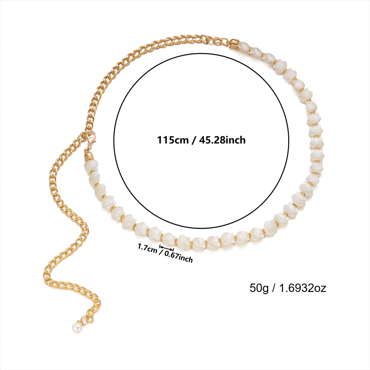 Simple Pearl Starfish Charm Be - DippedShop Wholesale - #9491