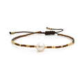 Retro Natural Stones Pearl Adjustable Bracelets 6W6JBR477