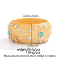 Punk Style Studded Wooden Wide - DippedShop Wholesale - #7795