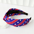 Trendy Start Pattern Knotted Wide Hair Band 8AS6HBD67L