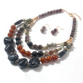 Boho Beaded Layered Necklace - DippedShop Wholesale - #1107