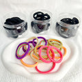 Dopamine Color Block Striped Elastic Hair Tie MK2BW6W6HHT05