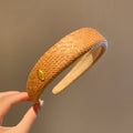 Minimalist Woven Straw Wide Headband 6W6HBD266