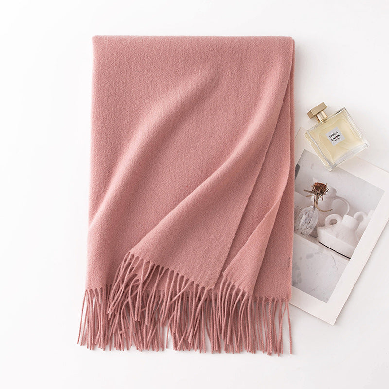 Minimalist Solid Color Wool Scarf 6W6NSW282