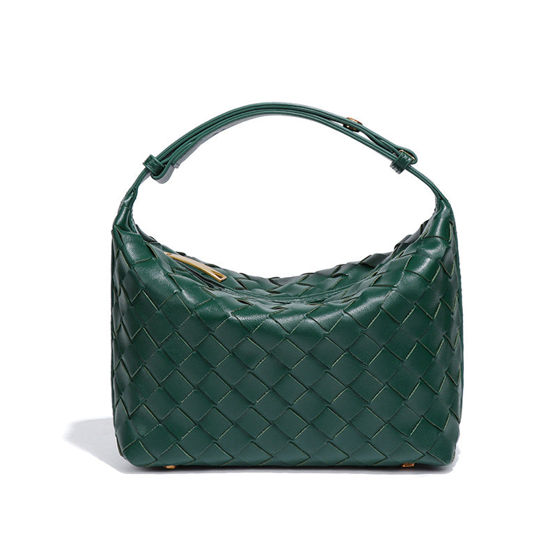 Minimalist Solid Color Woven Mini Handbag 6W10BBG2420