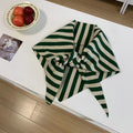 Stylish Color Block Striped Triangle Scarf 6W6NSW270