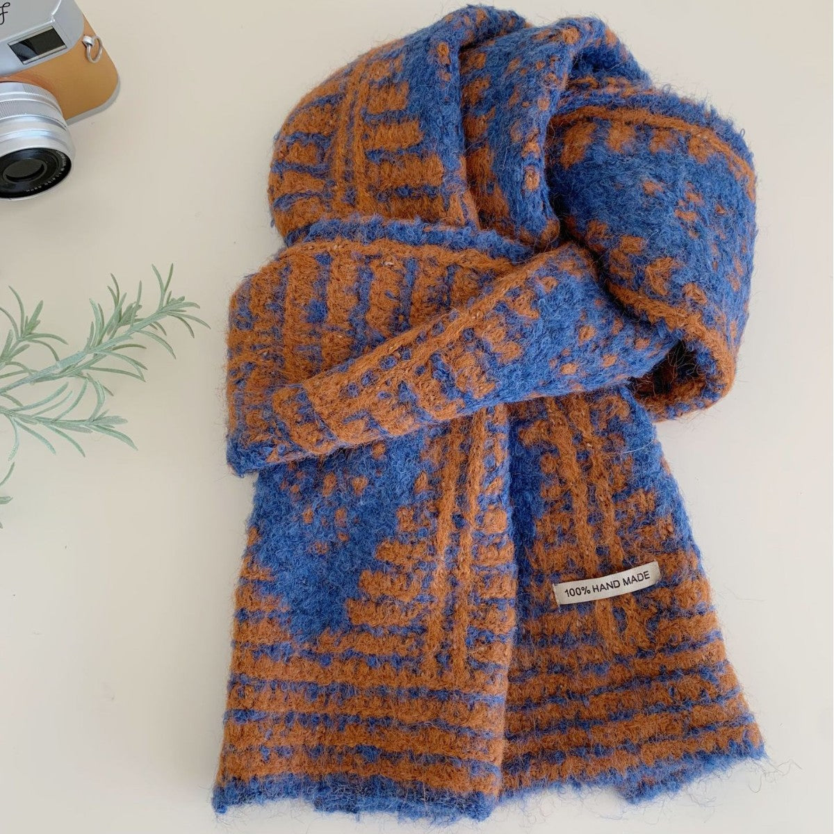 Wool Blend Knit Scarf - DippedShop Wholesale - #4547