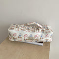 Simple Floral Large Capacity Portable Cosmetic Bag 6S10BOB1030