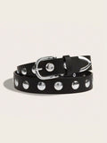 Trendy Punk Style Studded Leather Waist Belt MK2LEEP6W6JBT26