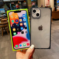 Soild Color Square Transparent Phone Case for iPhone 6Z13HPC196