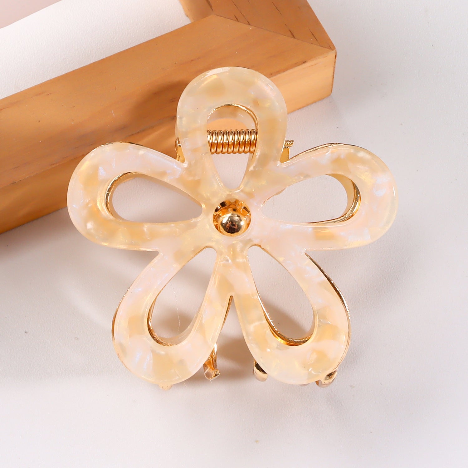 Danity Colorful Flower Mini Metal Hair Claw MK2PPM6W6HCP357