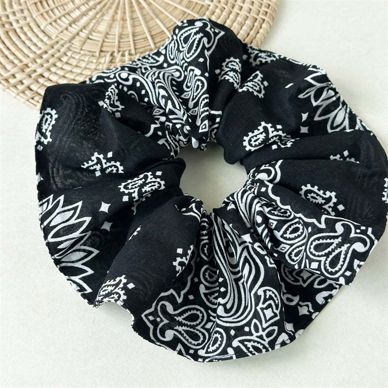 Vintage Flower Hair Scrunchie - DippedShop Wholesale - #5379
