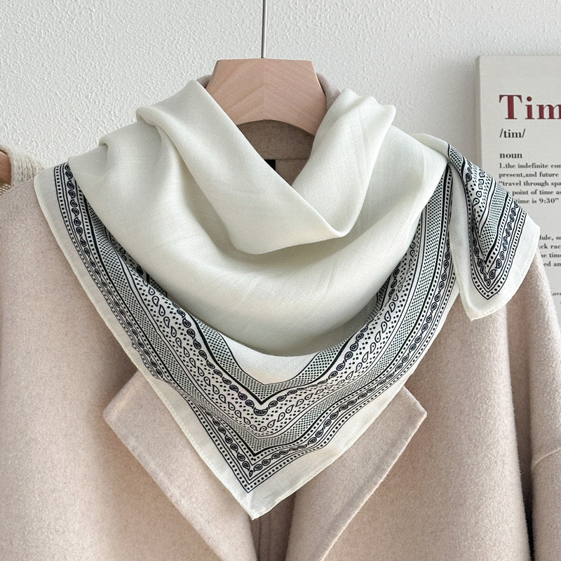 Square Silk Scarf - DippedShop Wholesale - #4387