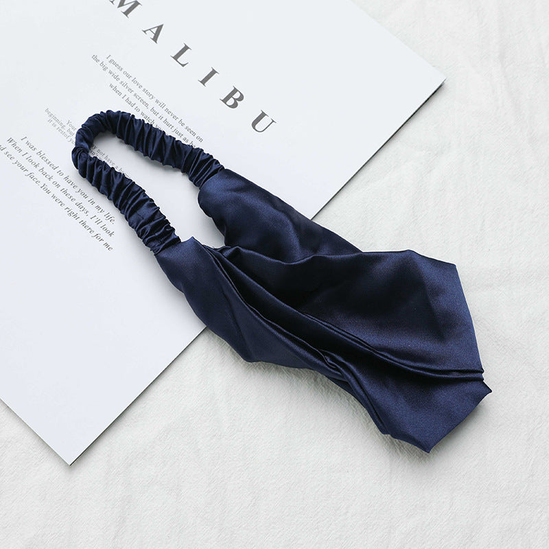 Solid Color Scarf Hairband - DippedShop Wholesale - #9859