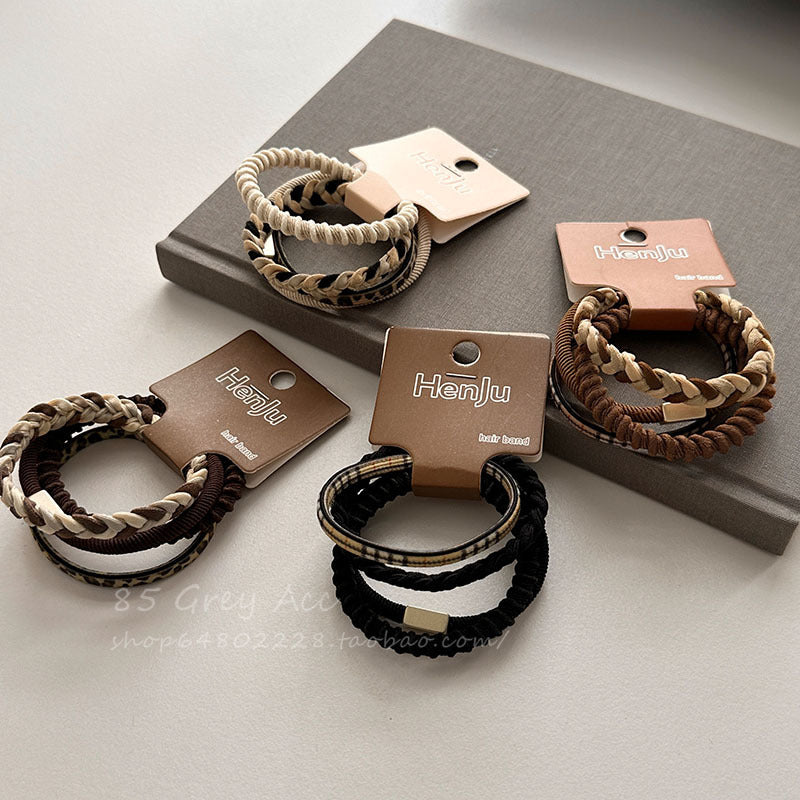 Retro Solid Color High Elastic Hair Tie MK2BLW6W6HHT23
