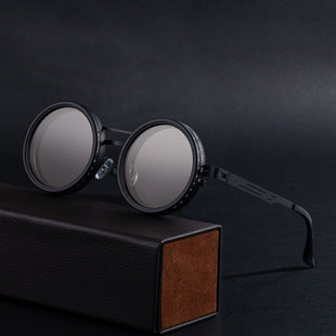 Metal Round Polarized Sunglasses - DippedShop Wholesale - #9667