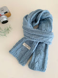 Chunky Cable Knit Scarf - DippedShop Wholesale - #0179