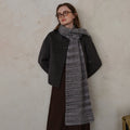 Vintage Gradient Knit Wool Blend Scarf 6W6NSW299