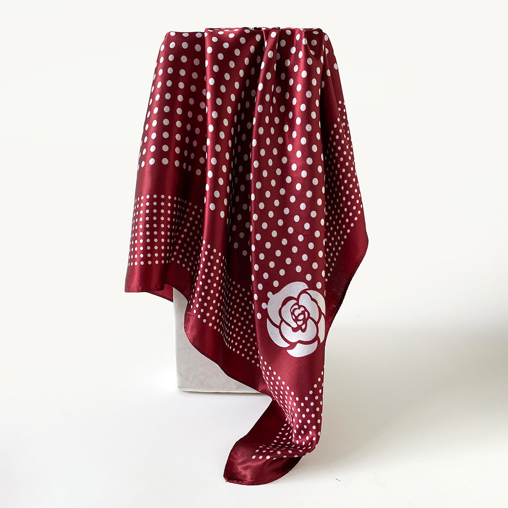 Trendy Polka Dot Versatile Shawl Head Scarf MK2BW6W6NSI30