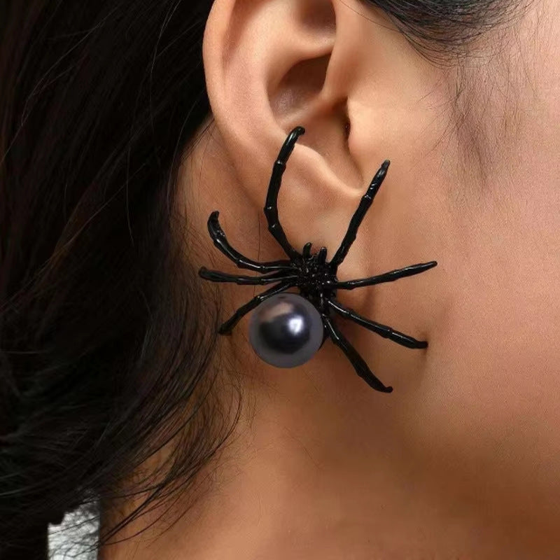 Spider Dangle Earrings - DippedShop Wholesale - #3779