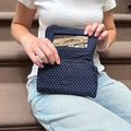 Cute Striped Print with Mirror Makeup Bag MK2BW6S10BOB82