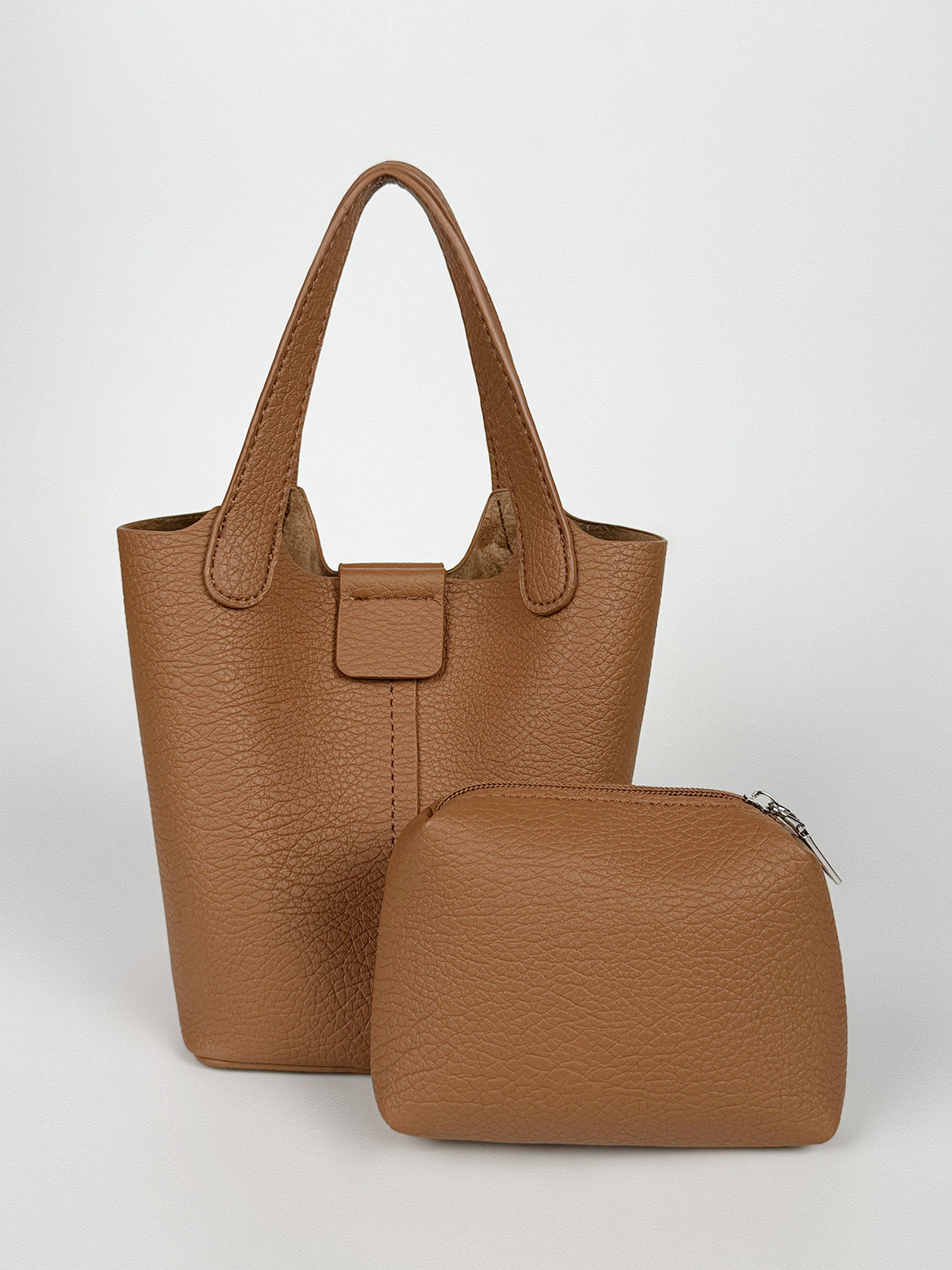 Trendy Soft PU Leather Bucket - DippedShop Wholesale - #7091