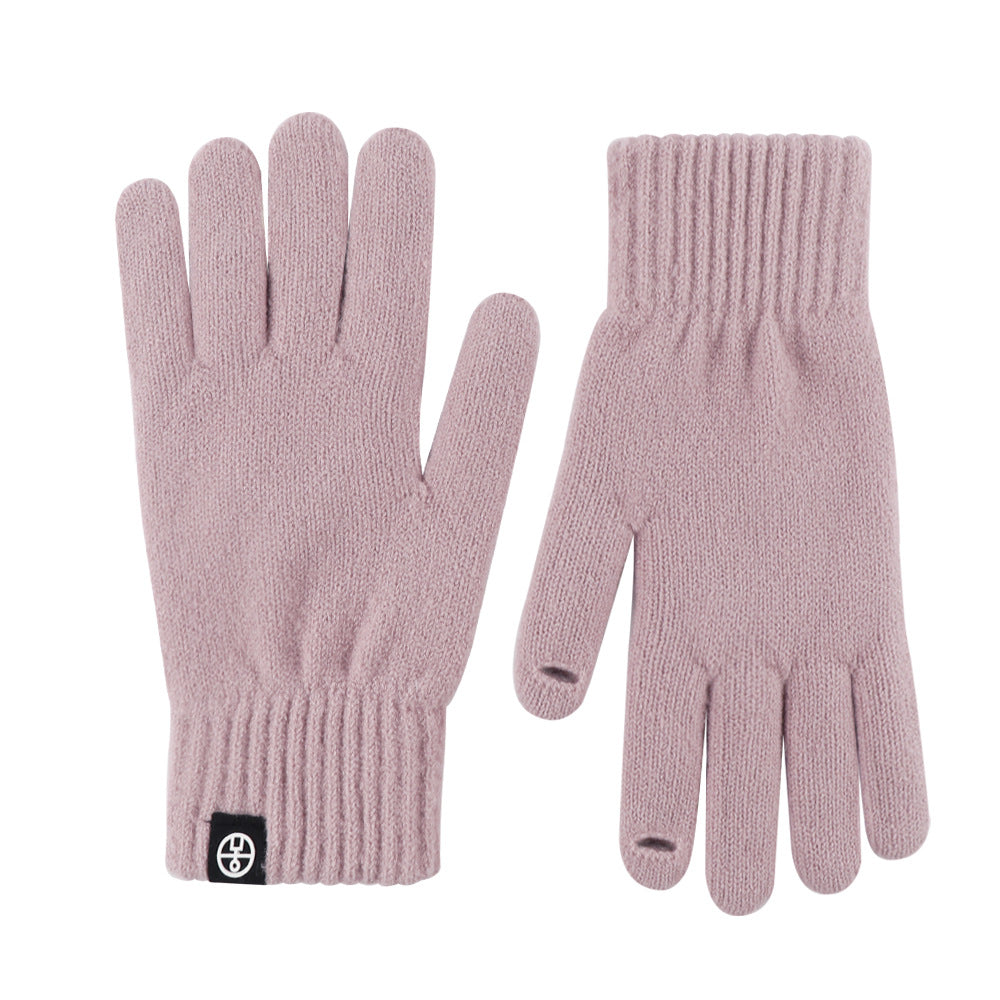 Solid Thermal Knit Gloves - DippedShop Wholesale - #6531
