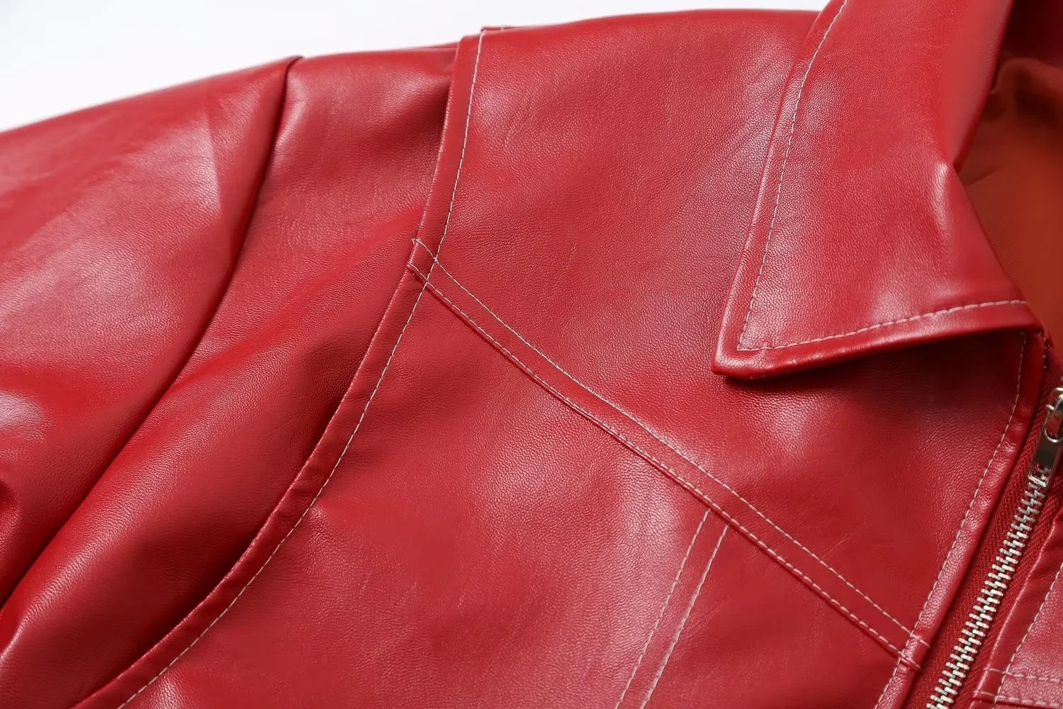 Vintage Leather Oversize Jacket - DippedShop Wholesale - #0211