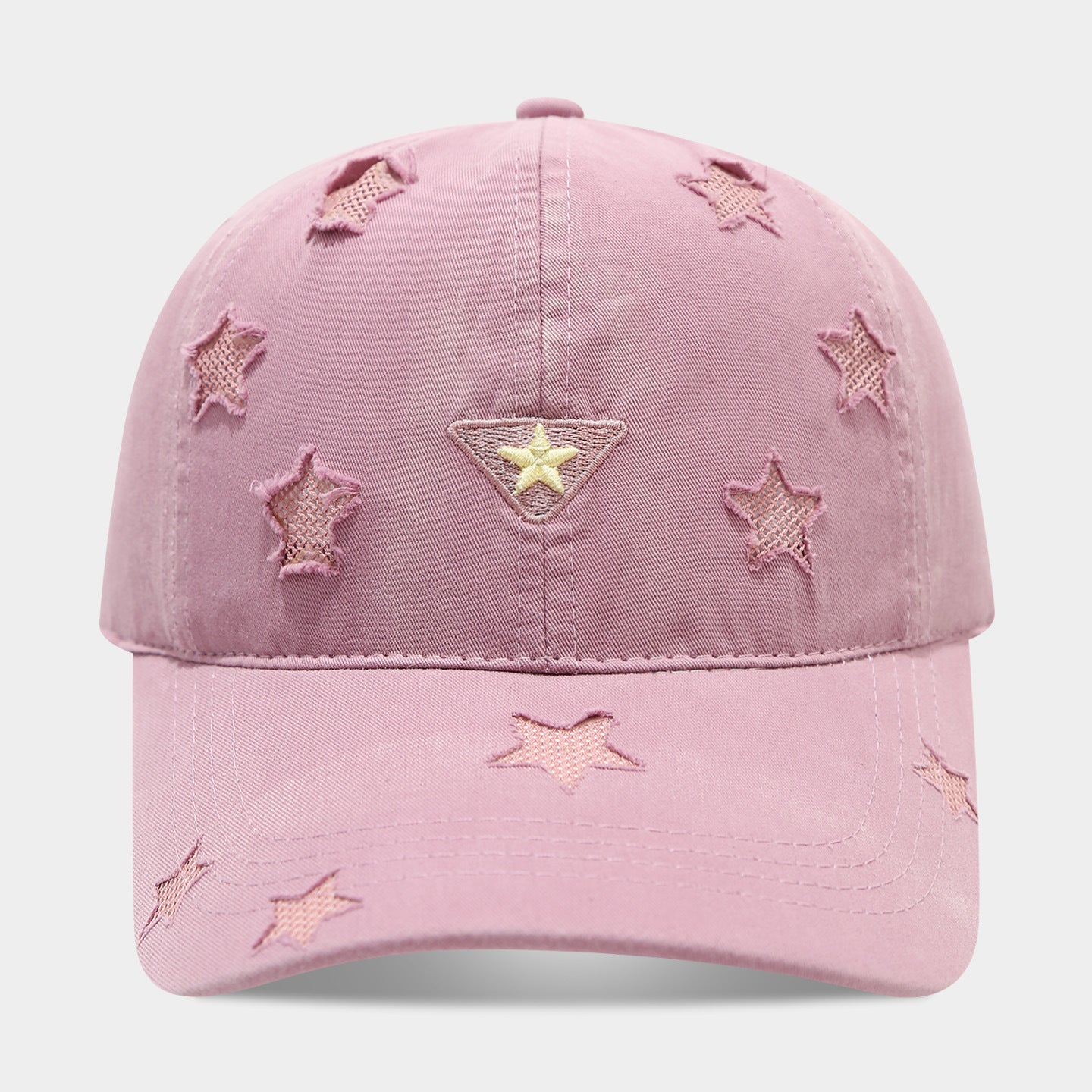 Cute Star Embroidery Versatlie Baseball Cap 8BK6HAT190L