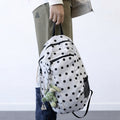 Stylish Polka Dots Large Capacity Backpacks 6S10BBG1427