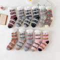 Random Color Sherpa Lined Christmas Socks MK2BLW6W8FSO900