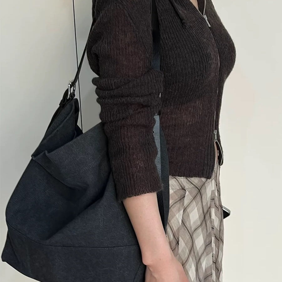 Casual Canvas Large Capacity Shoulder Bag 6W10BBG2000