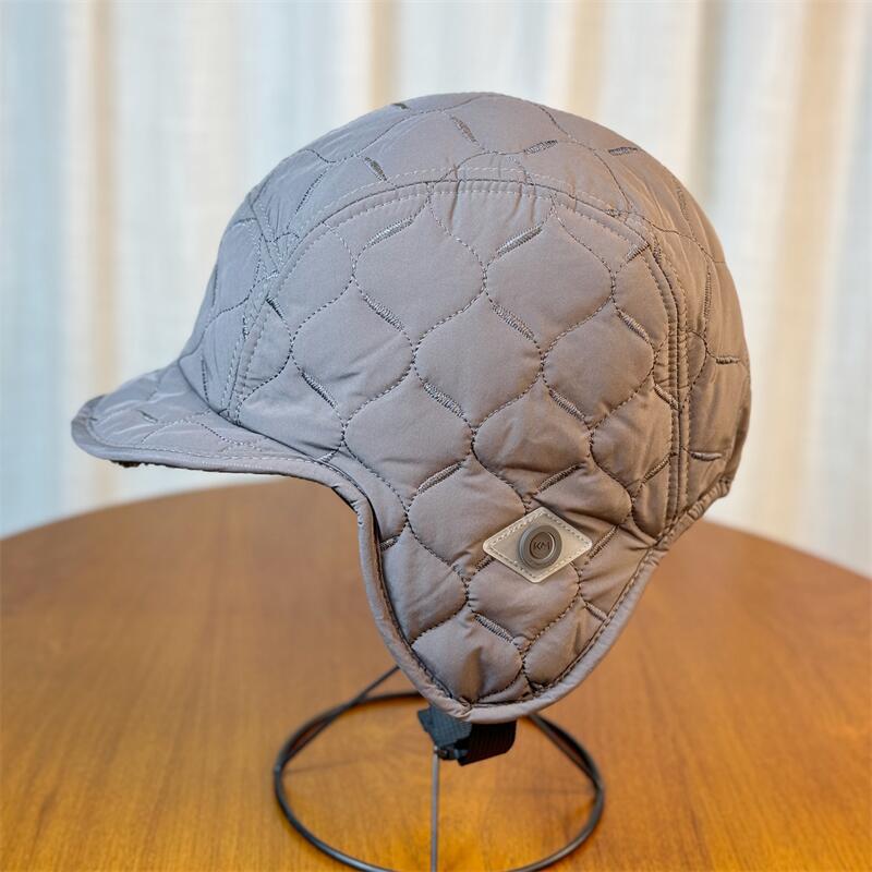 Quilted Puffer Trapper Hat - DippedShop Wholesale - #2915
