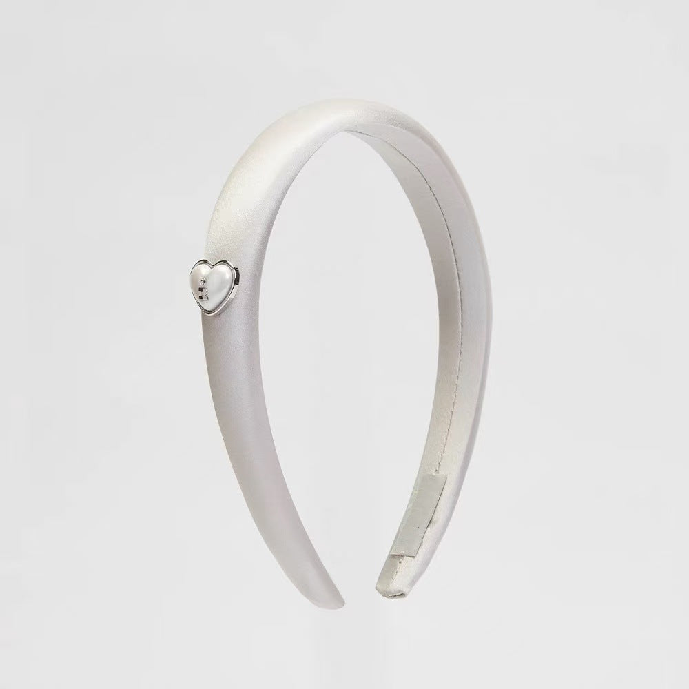 Minimalist Solid Color Love Heart Thin Headband MK2SPM6W6HBD46
